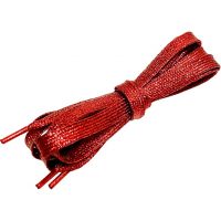 Șireturi pentru pantofi sau hanorace, o pereche - Roșii, 110 cm