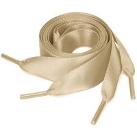 Șireturi de mătase pentru pantofi sau hanorace, o pereche - Khaki, 120 cm