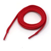 Panglici late pentru pantofi, un set - Roșii, 120 cm