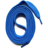 Panglici late pentru pantofi, un set - Albastre cerului, 120 cm