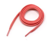 <b>Șireturi late pentru pantofi, o pereche - Roșu Pepene, 140 cm</b>