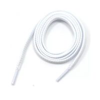 <b>Șireturi late pentru pantofi, o pereche - Albe, 160 cm</b>