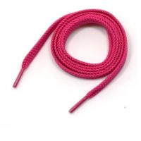 <b>Șireturi late pentru pantofi, o pereche - Roz, 160 cm</b>