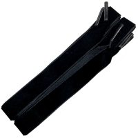 Șireturi din velur pentru pantofi, o pereche - Negre
