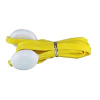 Șireturi LED pentru pantofi, o pereche - Galbene, 120 cm
