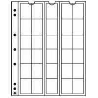 Folie albă transparentă (5 buc) - NUMIS 25