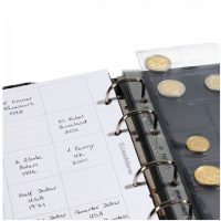 Foile intermediare de album pentru descriere OPTIMA - 6 compartimente, alb