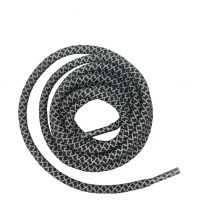 Șireturi fluorescente pentru pantofi, o pereche - Negre, 100 cm