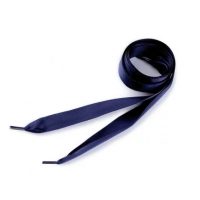Șireturi din mătase pentru încălțăminte sau hanorace, un set - Albastru marin, 120 cm