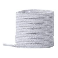 Șireturi elastice pentru încălțăminte simple, o pereche - Argintii, 100 cm