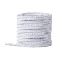 Șireturi elastice pentru încălțăminte simple, o pereche - Albe, 100 cm