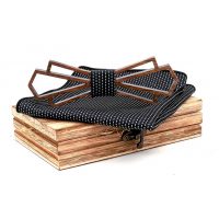 Papillon din lemn - Dublu geometric