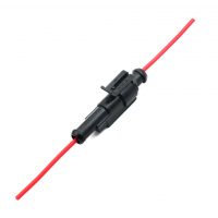 Conector auto AC/DC cu fire, rezistent la apă, masculin + feminin - 1 pin