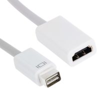 Adaptor DisplayPort (masculin) la HDMI (feminin) - Alb