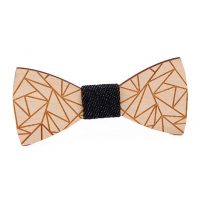 Butterfly din lemn - Geometric deschis