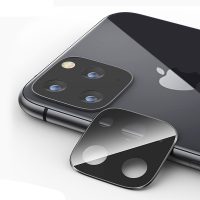 Sticlă temperată Titanium pentru camera din spate iPhone 11 Pro/ 11 Pro Max - Neagră