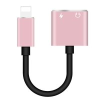 Adaptor de la lightning la 2x lightning - Roz aurie