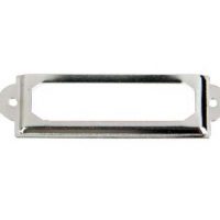 Plăcuță pentru uși 83 x 30 mm - Argintie