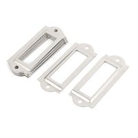 Etichetă pentru uși 59 x 23 mm - Argintie