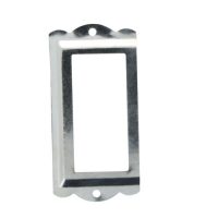 Etichetă pentru uși 85 x 42 mm - Argintie