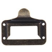 Mânere pentru sertar cu eticheta - Antique 73 x 60 mm