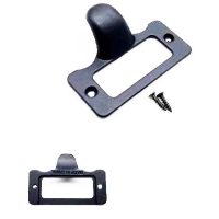 Mânere pentru sertar cu eticheta - Negru 47 x 34 mm