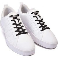 Șireturi elastice pentru pantofi lățimi, o pereche - Tip B - Negre, 100 cm