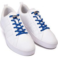 Șireturi elastice pentru pantofi lățimi, o pereche - Tip B - Albastru marin, 100 cm