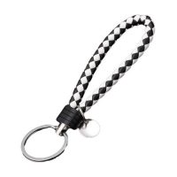 Breloc din sfoară - Alb-negru