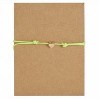 Cadru realizat manual "Sfoara prieteniei" - Verde, Inimă