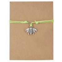 Cadru realizat manual "Sfoara prieteniei" - Verde, Fluture