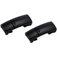 Clips magnetic din metal pentru sireturi - Negru
