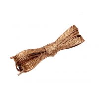 Sireturi pentru pantofi sau hanorace, o pereche - Acoperite cu bronz, 110 cm