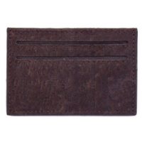 Carcasa din plută pentru carduri - Marron