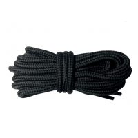 Sireturi pentru pantofi lucioase, un set - Negru, 160 cm