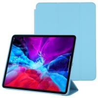 Husă din PU pentru Apple iPad Pro 12.9 (2020) - Albastră