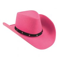 Pălărie de cowboy pentru dame - Roz