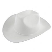 Pălărie de cowboy - Albă
