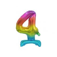 Balon de culoare curcubeu - Numărul 4