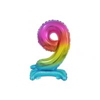 Balon de culoare curcubeu - Numărul 9