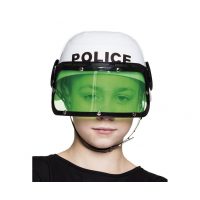 Casca de poliție pentru copii - Albă