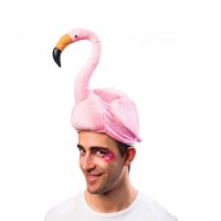 Căciulă din pluș - Flamingo