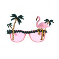 Ochelari hawaiieni - Palme și flamingo