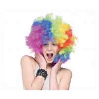 Perucă Mega Afro - Colorată