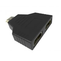 Adaptor de împărțire HDMI 1080p - 1x bărbat și 2x femei