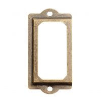 Placa cu nume pentru ușă 70 x 33 mm - Antic