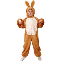 Costum pentru copii - Iepuraș maro 140/152