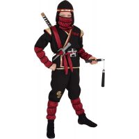 <b>Costumul de copii - Ninja aur-negru 152/164</b>