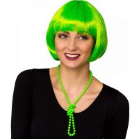 Perucă damă - Mikado, verde neon