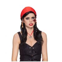 Perucă de pirat cu batic - Unisex